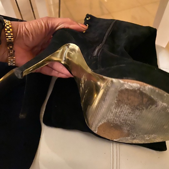 Suede thigh high boots size 11 - Picture 8 of 8